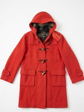 ❤️ Women's Vintage Original Duffle Coat Red Size 12 ❤️